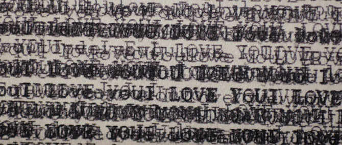 Love Poem Typewriter